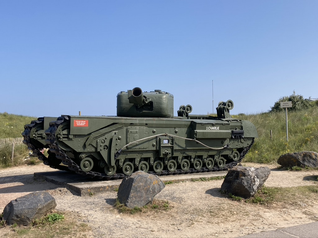 Tank fietsen in Normandië