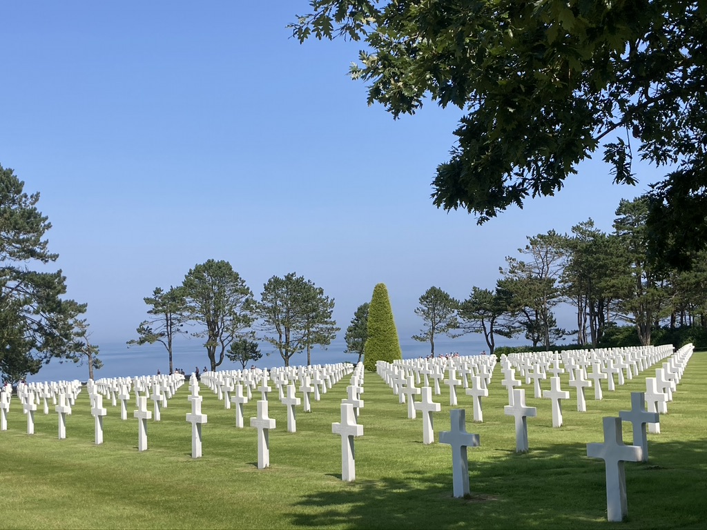 D-Day begraafplaats in Normandië landingsstranden