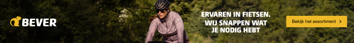 Bever fietsvakantie banner